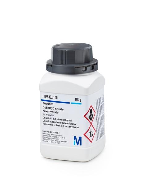 خرید نیترات کبالت (II) شش‌آبه مرک | Cobalt(II) nitrate hexahydrate گرید آزمایشگاهی