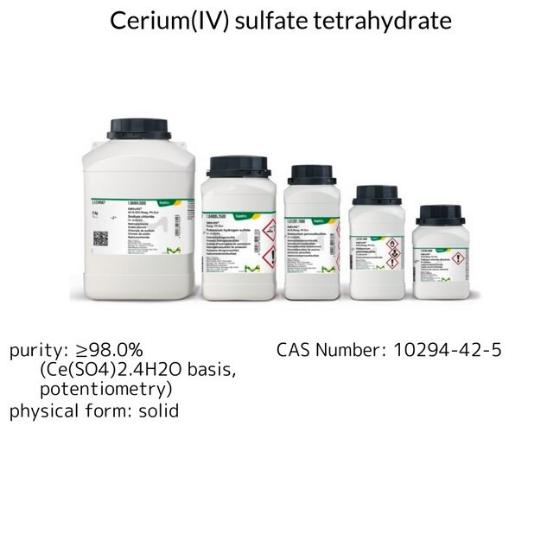 خرید سولفات سریم(IV) آزمایشگاهی مرک با خلوص بالا | Cerium(IV) Sulfate