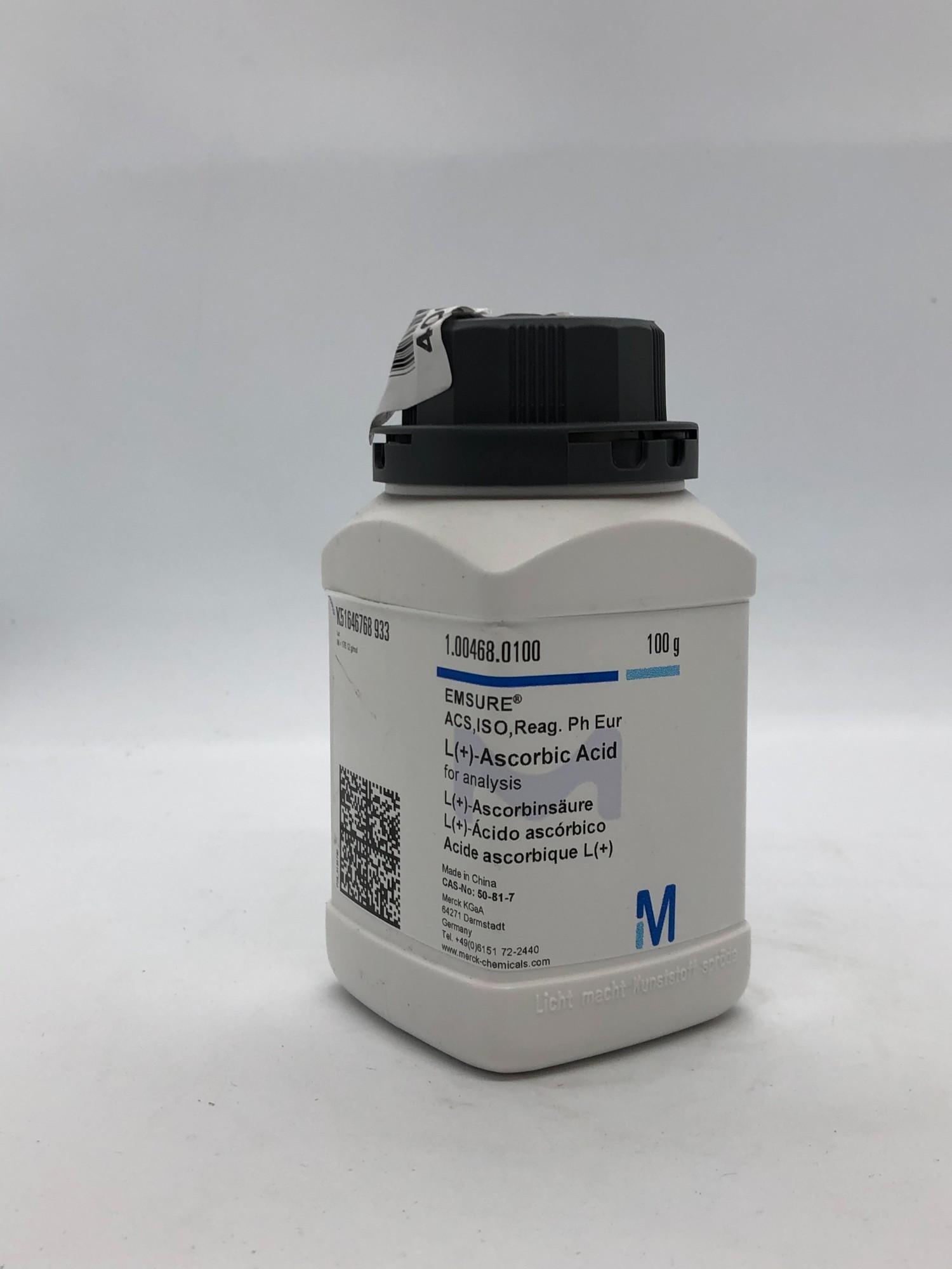 خرید اسید ال اسکوربیک L(+) مرک | Merck EMSURE | گرید ACS, Ph Eur